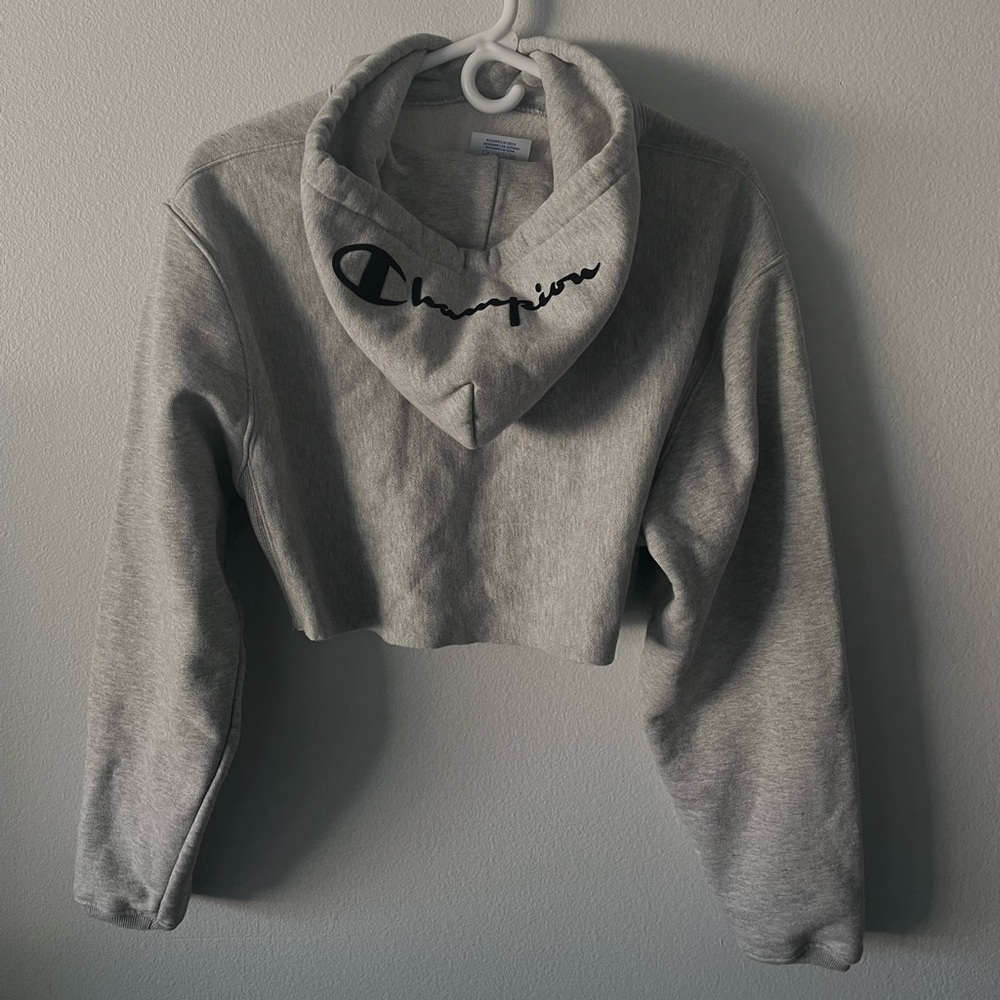 X- Small Cropped Champion Hoodie
